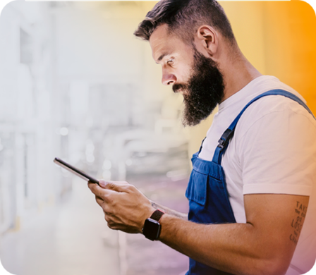 Chatbot usando omni.chat para atendimento ao cliente em dispositivos móveis.